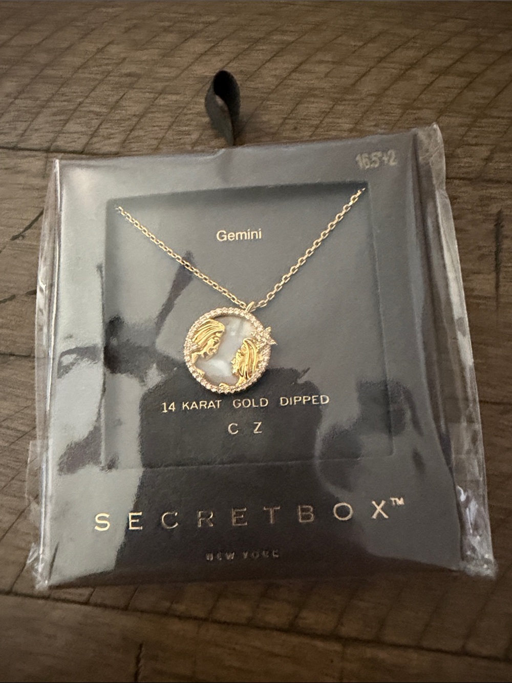 Gemini 14K Gold-Dipped Zodiac Pendant Necklace - Gold